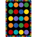 Colorful Crayon Circles